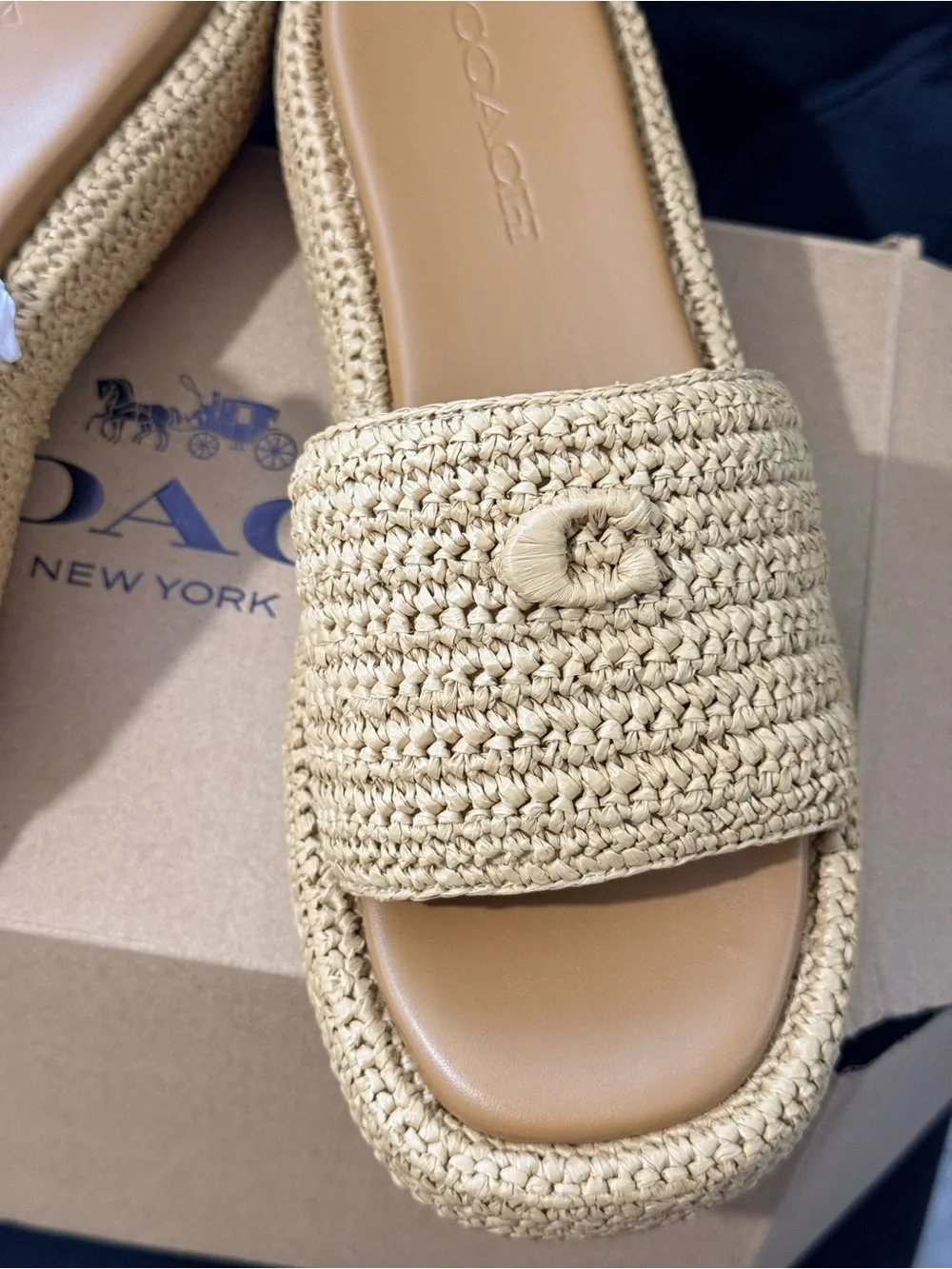 Coach chunky woven